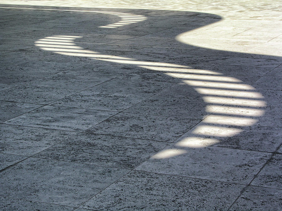 Getty Shadow Photograph by Helaine Cummins