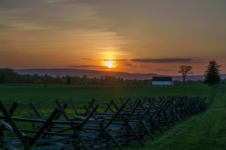 Gettysburg at Sunset Photograph by Bill Cannon