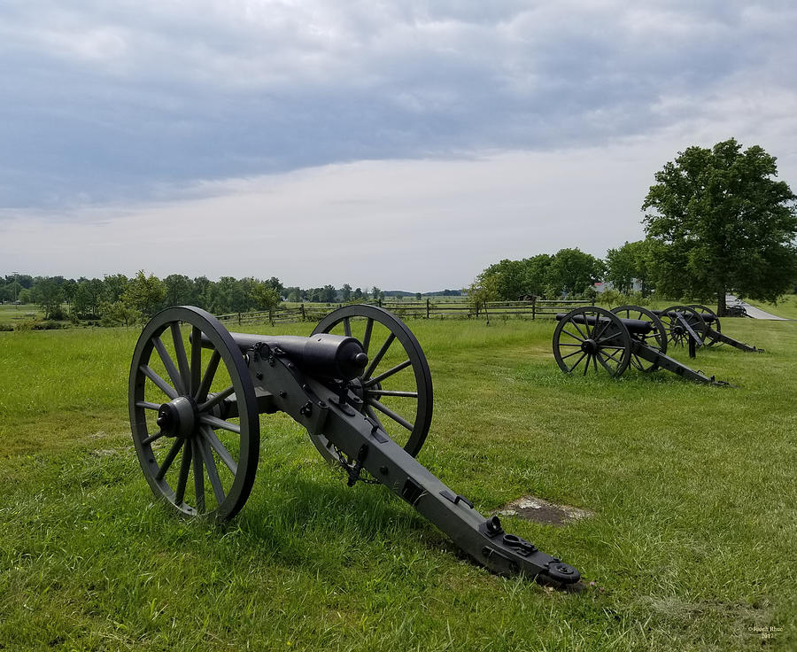 Gettysburg Battlefield Cannons Photograph by Judith Rhue