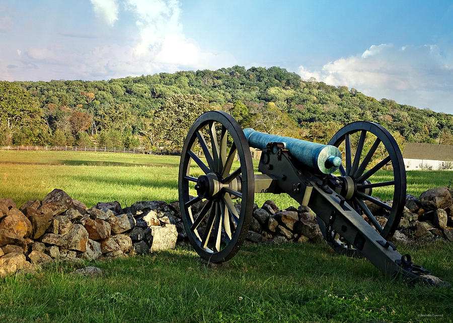 Gettysburg National Park Photograph - Gettysburg Cannon by Dark Whimsy