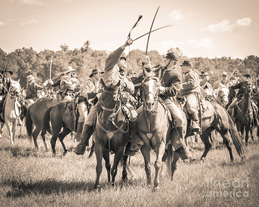 Gettysburg Cavalry Battle 7992s Photograph by Cynthia Staley