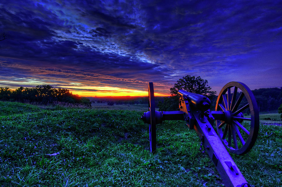 Gettysburg East Cemetery Hill Sunrise Photograph By Craig Fildes Fine