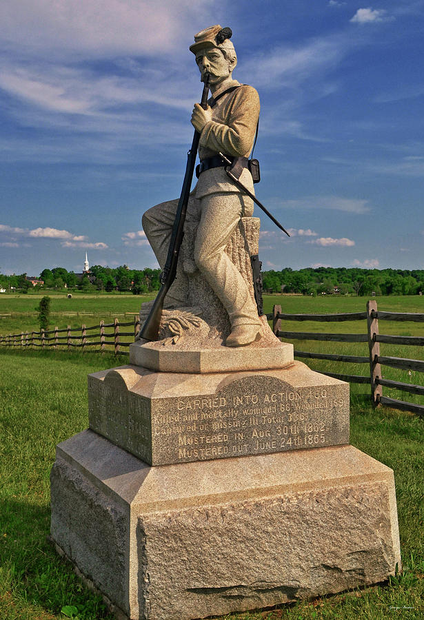 Gettysburg Monument 006 Photograph by George Bostian