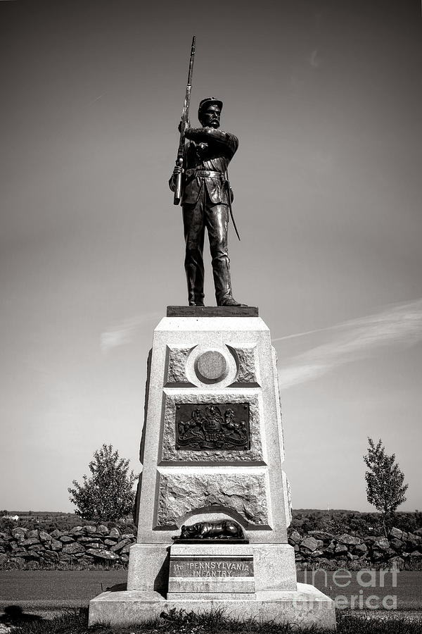Gettysburg National Park 11th Pennsylvania Infantry Monument Photograph by Olivier Le Queinec