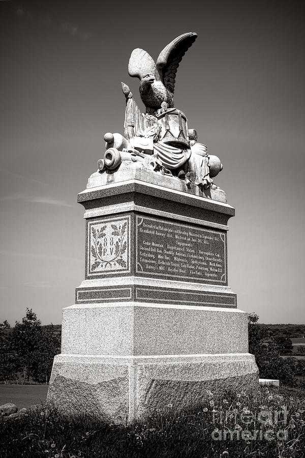 Gettysburg National Park 88th Pennsylvania Infantry Monument Photograph by Olivier Le Queinec