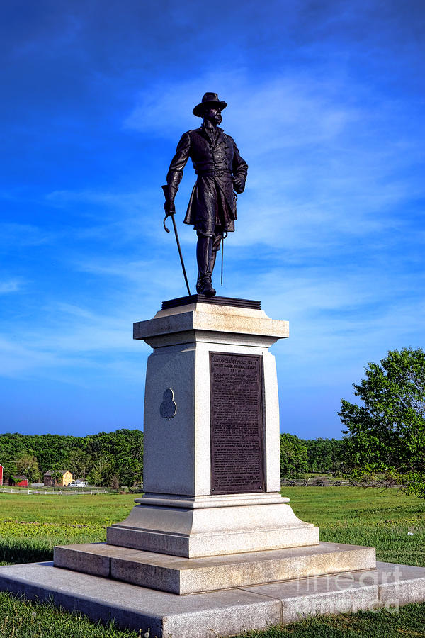 Gettysburg National Park Brigadier General Alexander Webb Memorial Photograph by Olivier Le Queinec