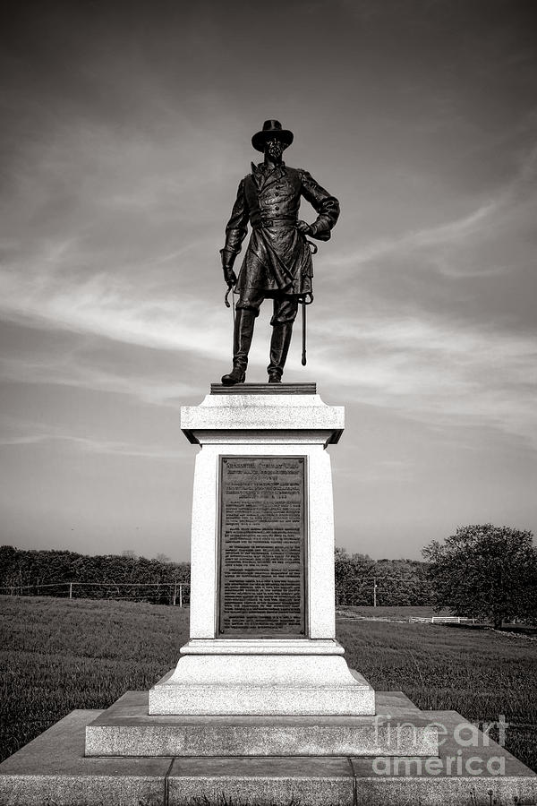 Gettysburg National Park Brigadier General Alexander Webb Monument Photograph by Olivier Le Queinec