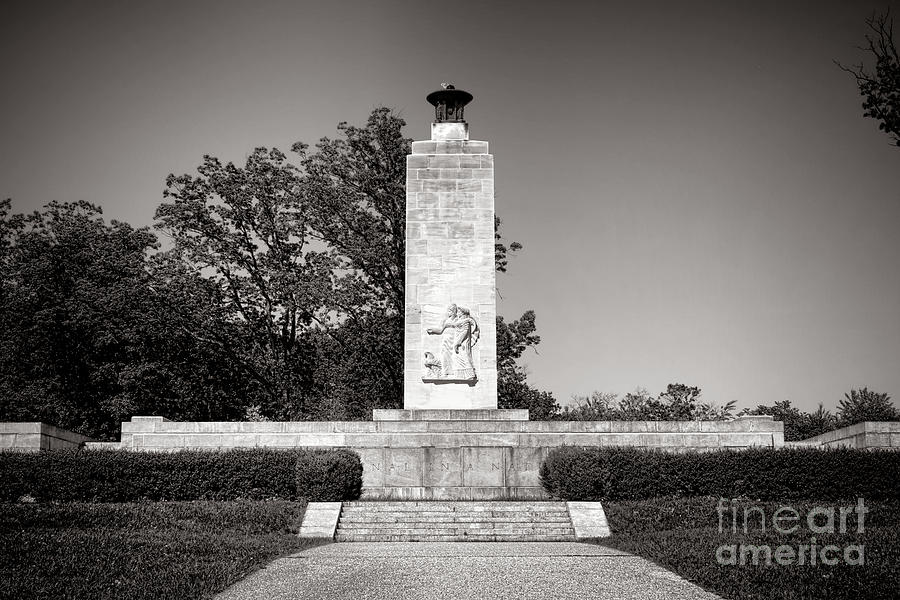 Gettysburg National Park Eternal Light Peace Monument Photograph by Olivier Le Queinec