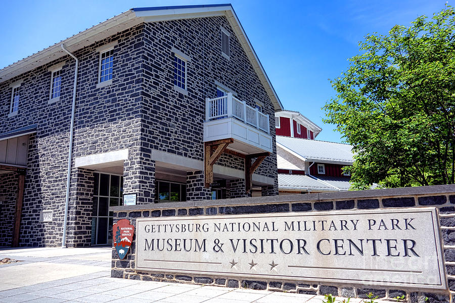 Gettysburg National Park Photograph - Gettysburg National Park Museum and Visitor Center by Olivier Le Queinec