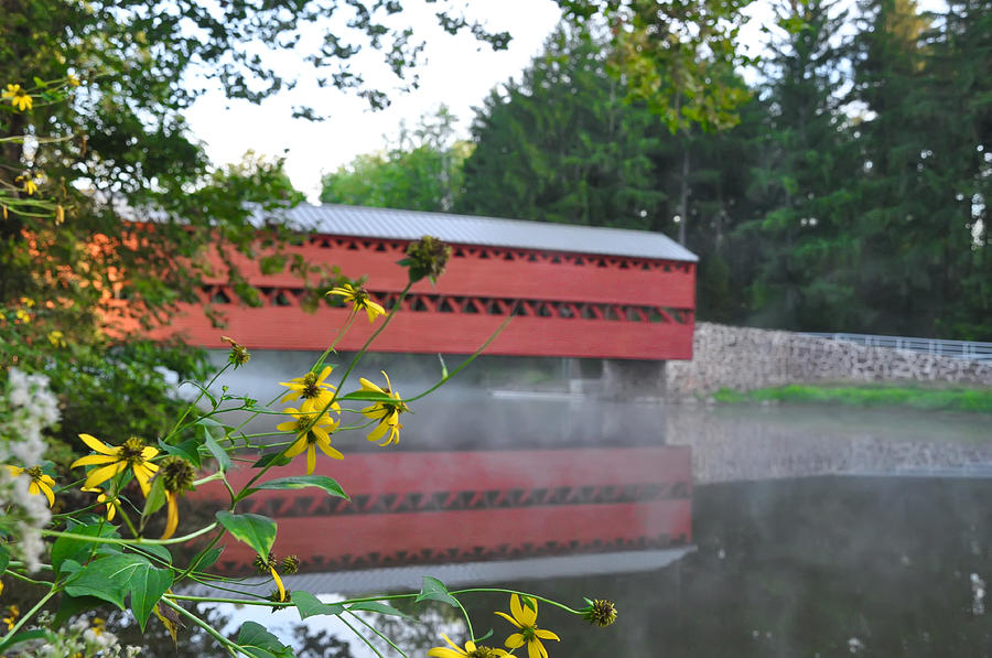 Gettysburg - Sachs Covered Bridge Photograph by Bill Cannon