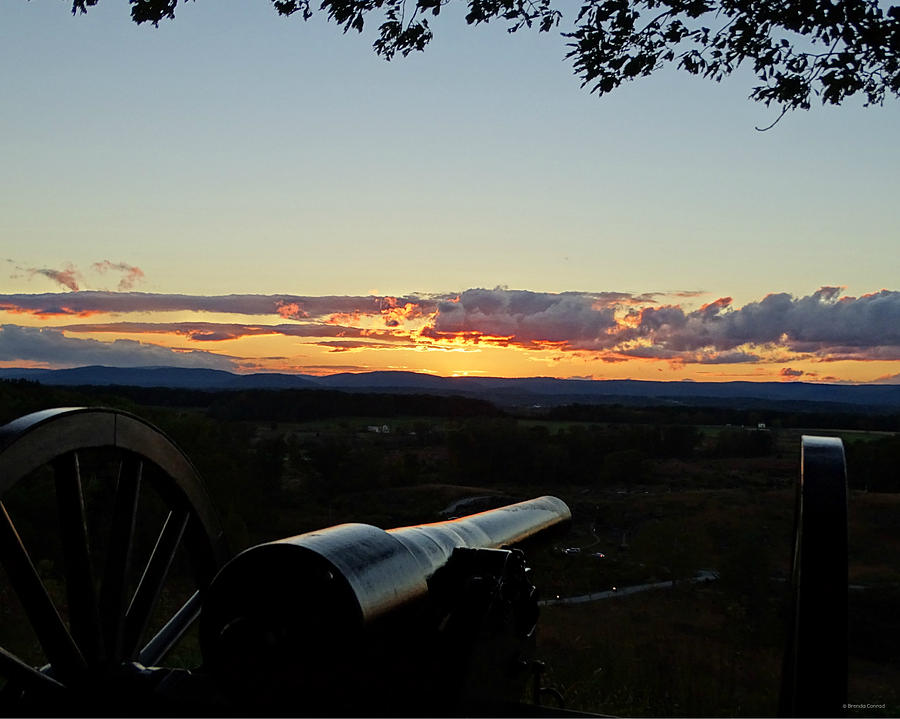 Gettysburg National Park Photograph - Gettysburg Sunset by Dark Whimsy