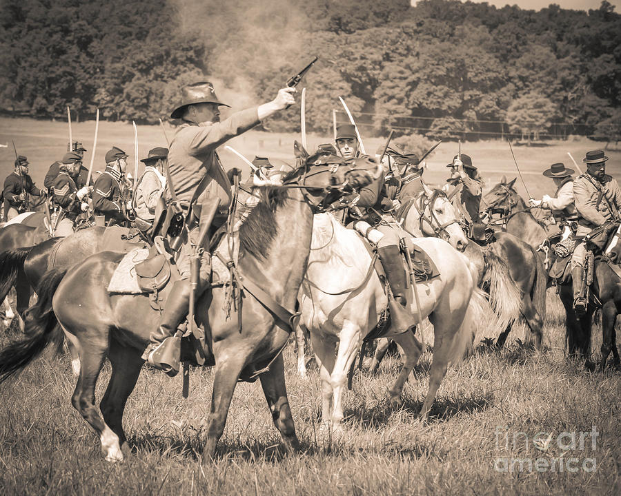 Gettysburg Union Cavalry 7920S Photograph by Cynthia Staley - Fine Art ...