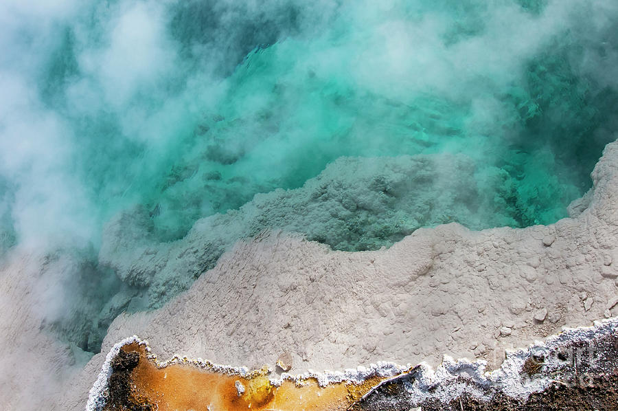 Geyser Color and Texture Photograph by Bob Phillips
