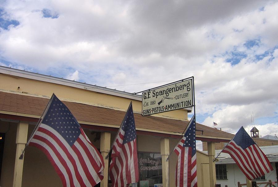 G.F. Spangenberg Gun Shop Tombstone Arizona 2004 Photograph by David Lee Guss