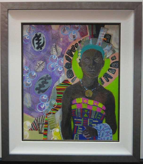 Ghana Woman Painting by D G Reid Ghana Woman Painting by D G Reid