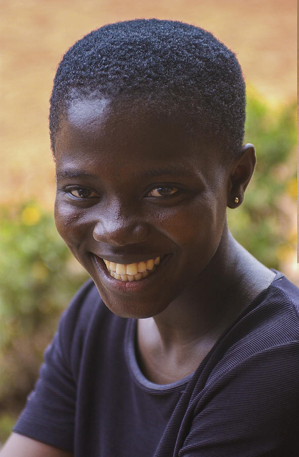 Ghanian Girl Smiling Photograph by Todd Beveridge - Fine Art America