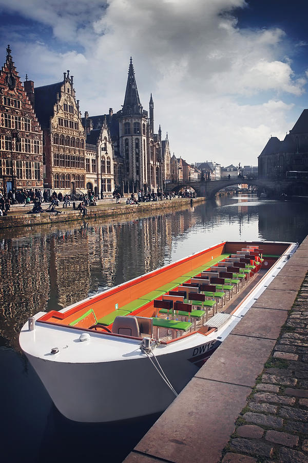 Ghent by Boat Photograph by Carol Japp