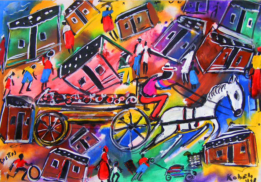 Ghettos Painting by Eli Kobeli