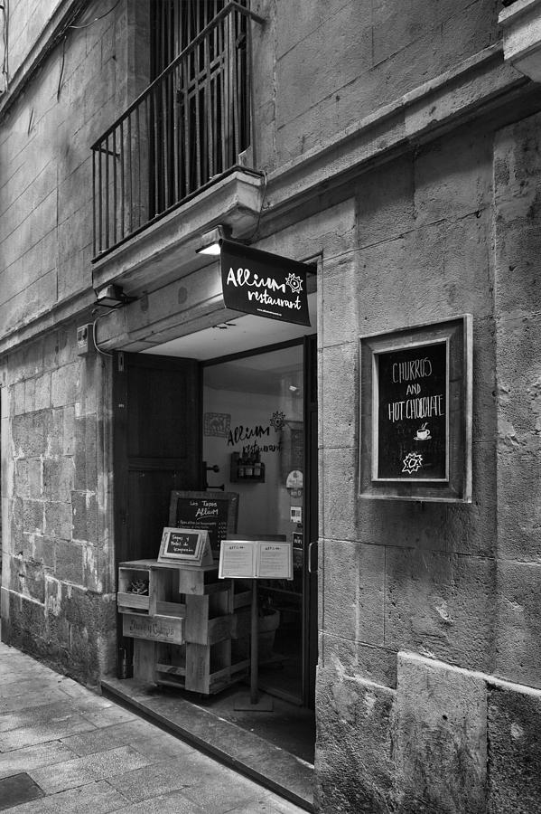 Cafe in Barcelona Photograph by Georgia Clare