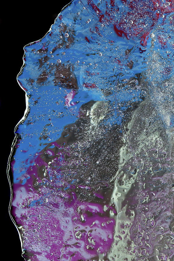 Ice Photograph - Ghiaccio Dipinto by Beth Achenbach Ice Photograph - Ghiaccio Dipinto by Beth Achenbach