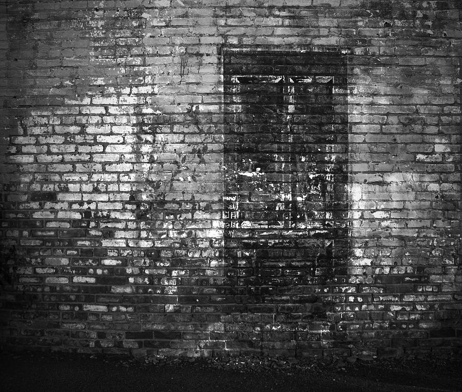Ghost Door BW Photograph by Joanne Coyle