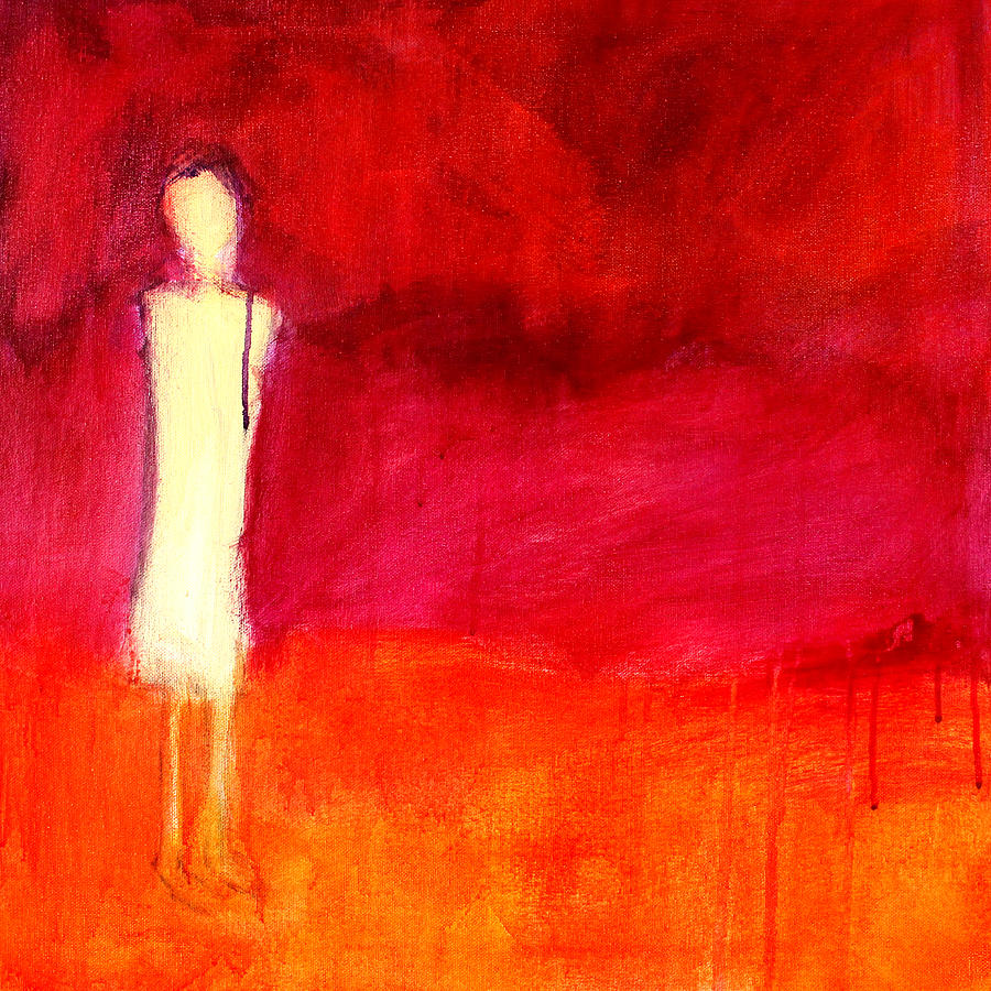 Ghost Figure No. 5 Painting by Nancy Merkle