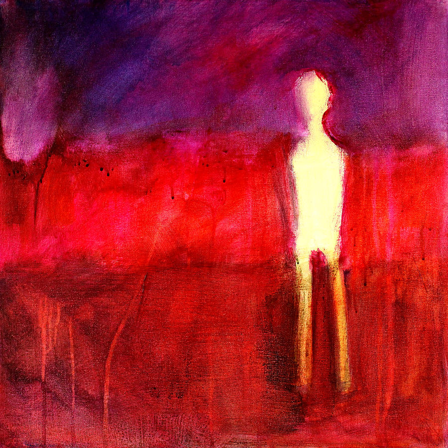 Ghost Figure No. 6 Painting by Nancy Merkle