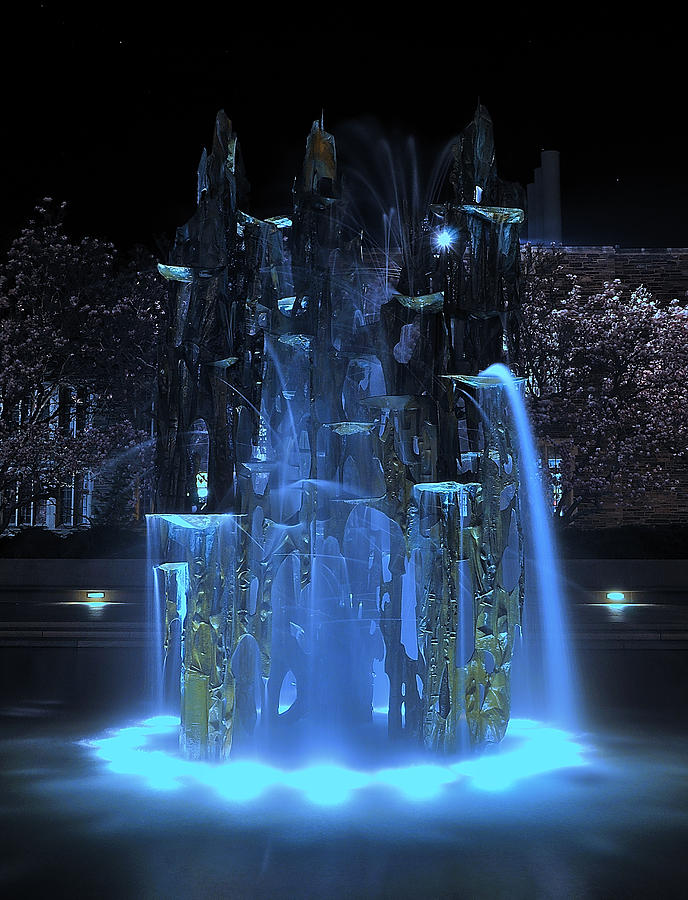 Ghost Fountain Photograph by Mark Fuller