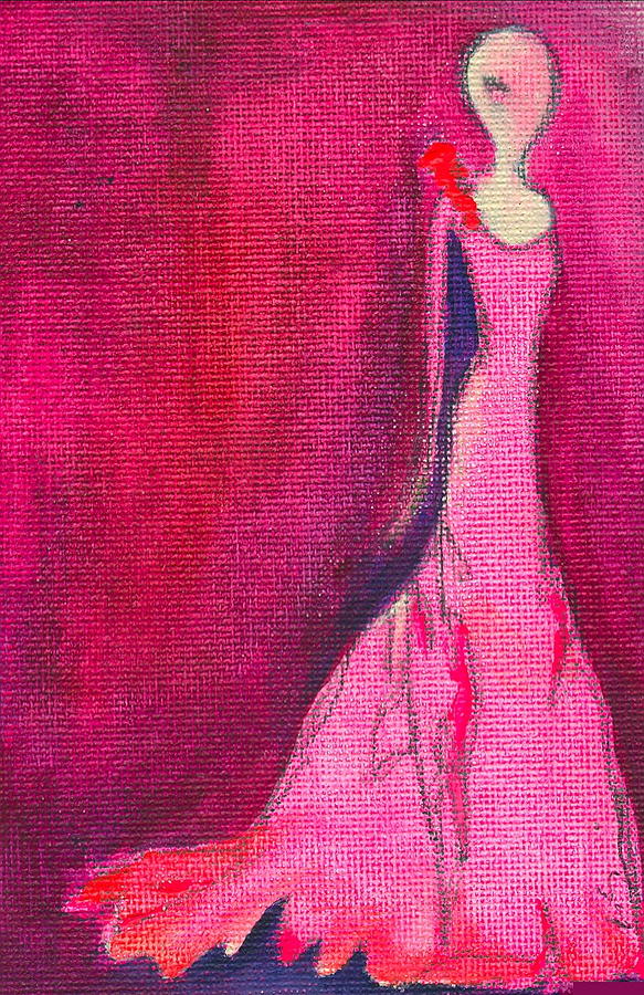 Ghost in Her Gown Painting by Ricky Sencion
