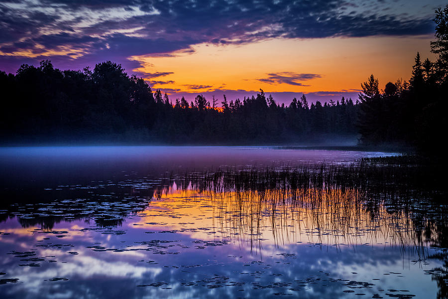 Ghost Lake Spooky Sunset Photograph by Todd Reese