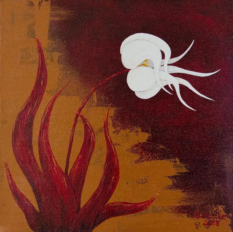 Lily Painting - Ghost Lily by Cheryl Hucke