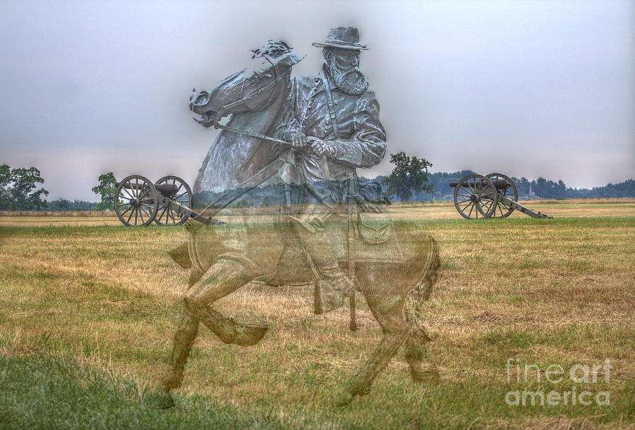 Gettysburg National Park Digital Art - Ghost Of Gettysburg by Randy Steele