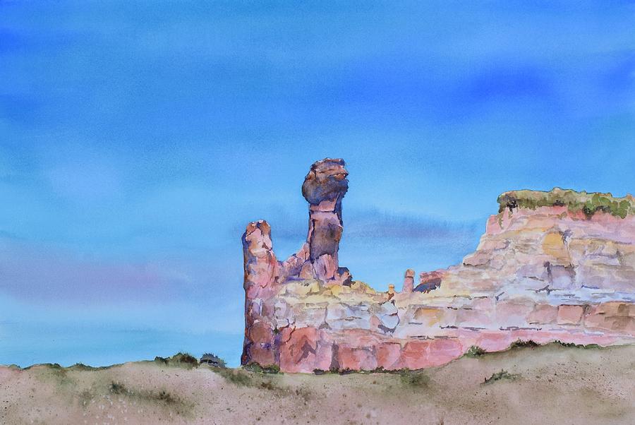 Ghost Ranch Vista Painting by Celene Terry