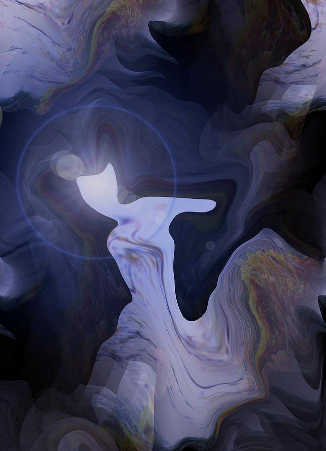 Ghost Digital Art - Ghost by Romuald  Henry Wasielewski