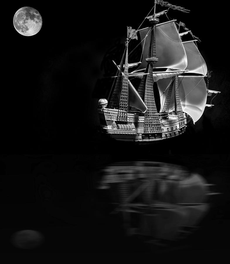 Ghost Ship Photograph - Ghost Ship Infrared by Robert Storost