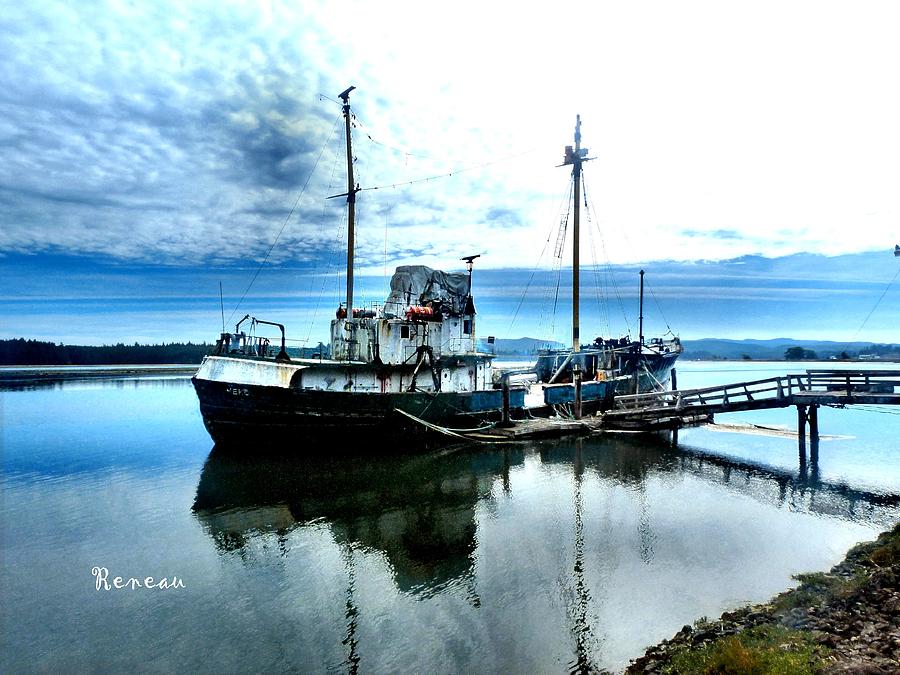 GHOST SHIP Trawler - 2 Photograph by A L Sadie Reneau