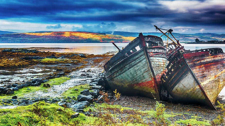 Boat Photograph - Ghost Ships by Douglas Milne