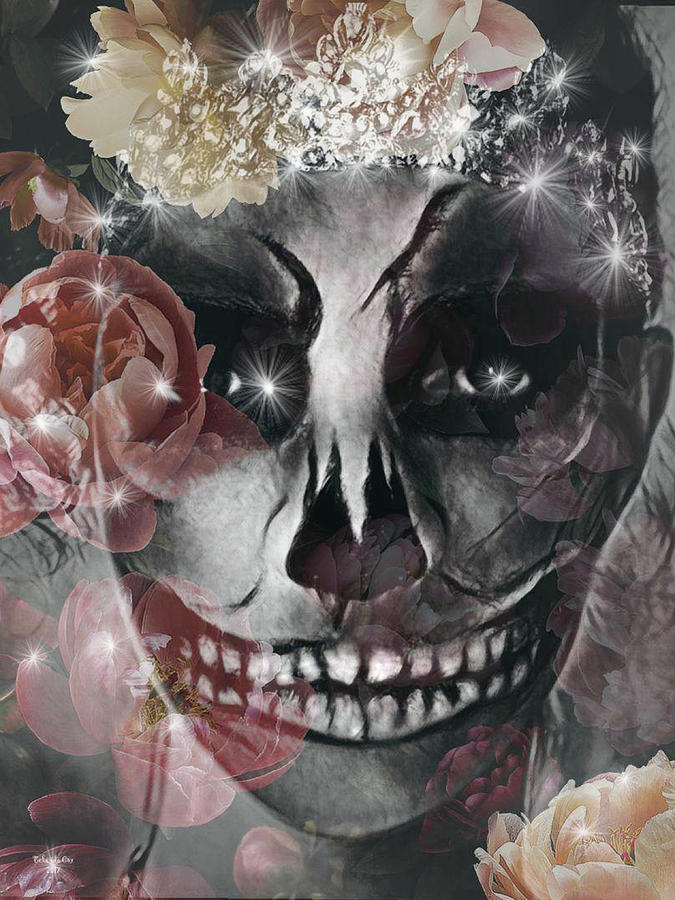 Ghost Skull Digital Art by Artful Oasis