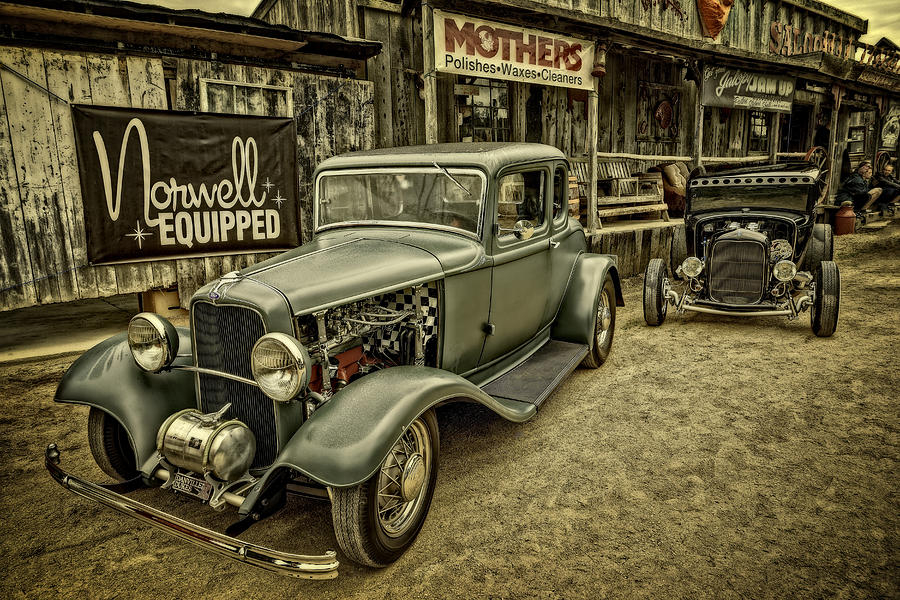 Ghost Town Rods Photograph by Jerry Golab
