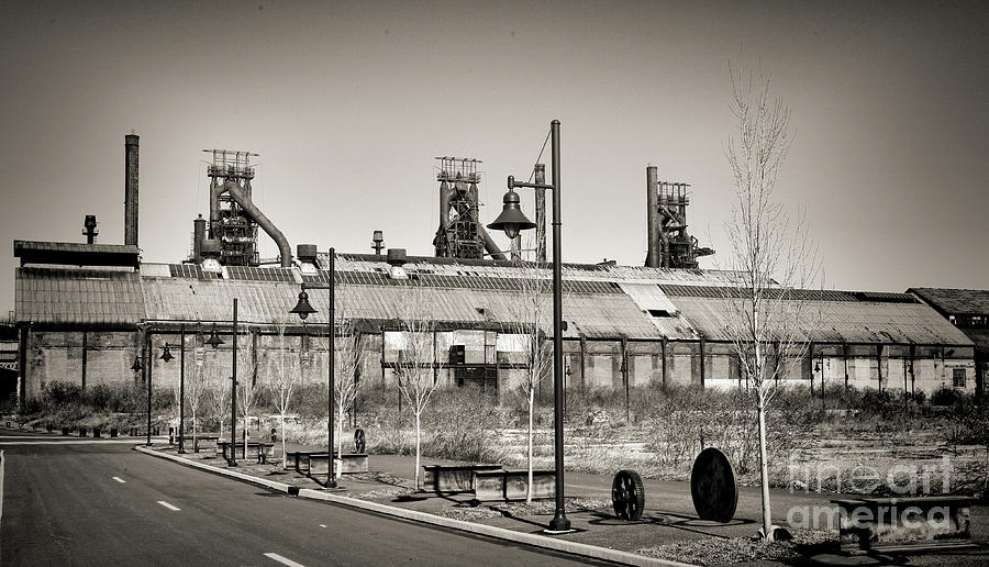 Ghost Town Ruins of Bethlehem Steel USA Photograph by Chuck Kuhn