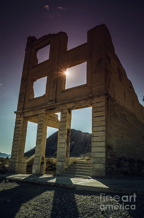 Death Valley Photograph - Ghost Town Structure by Blake Webster