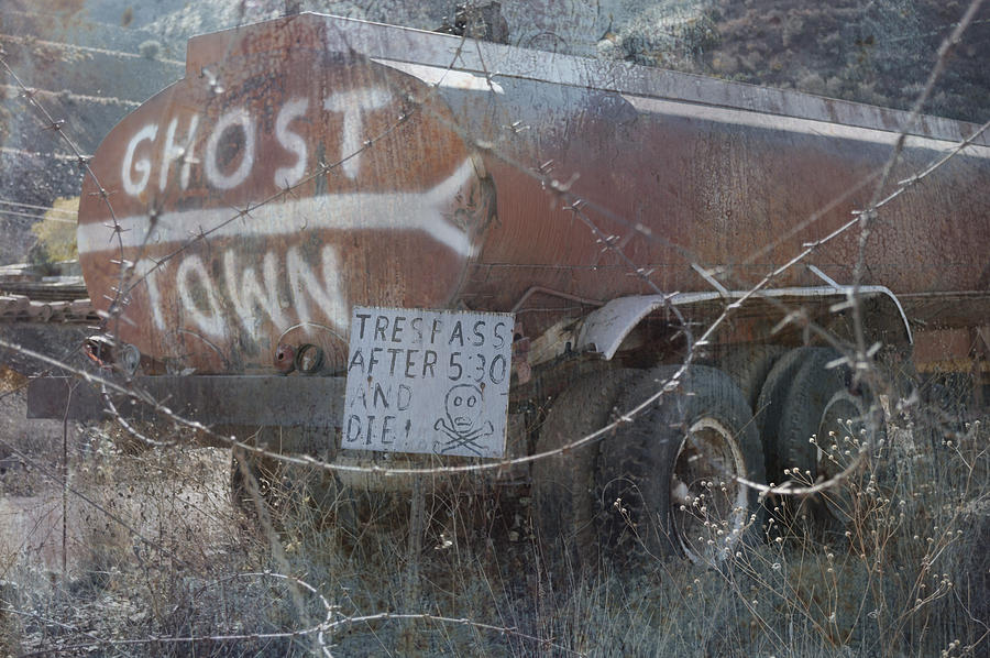 Ghost Town Tanker Photograph by Bill Dutting