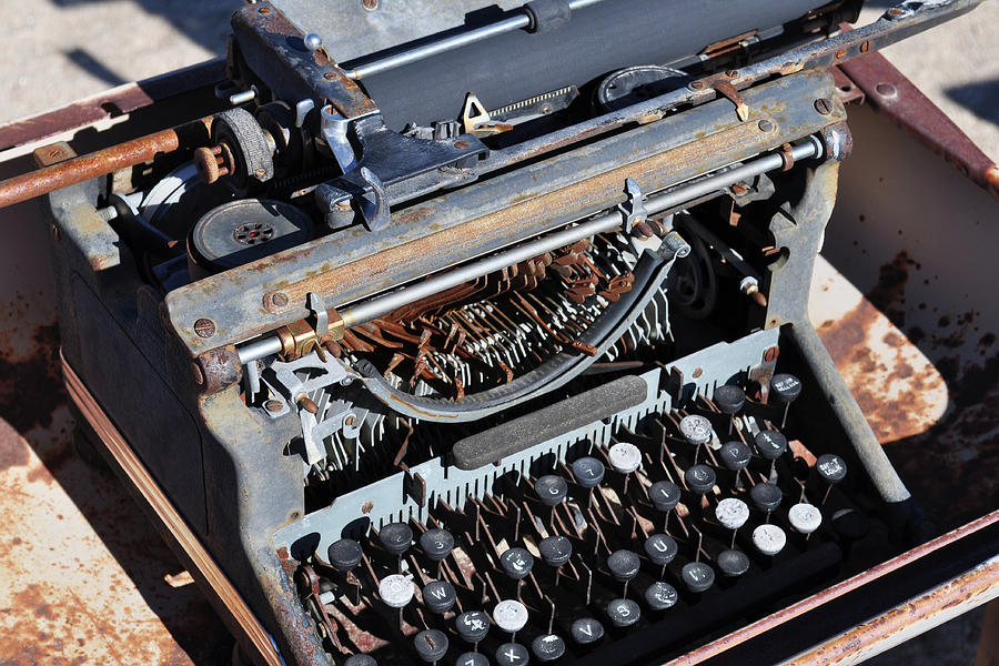 Ghost Town Typewriter Photograph by Kyle Hanson