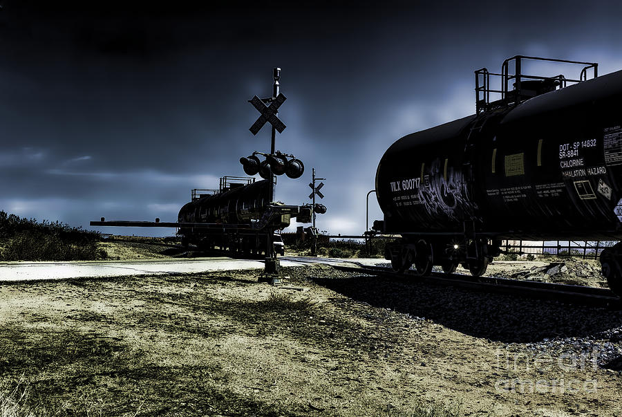 Ghost Train at Night Digital Art by Joe Lach