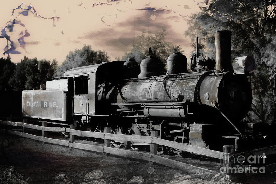 Ghost Train Digital Art by Gina Geldbach-Hall | Pixels