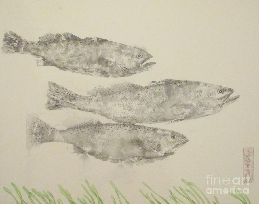 Ghost Trout Painting