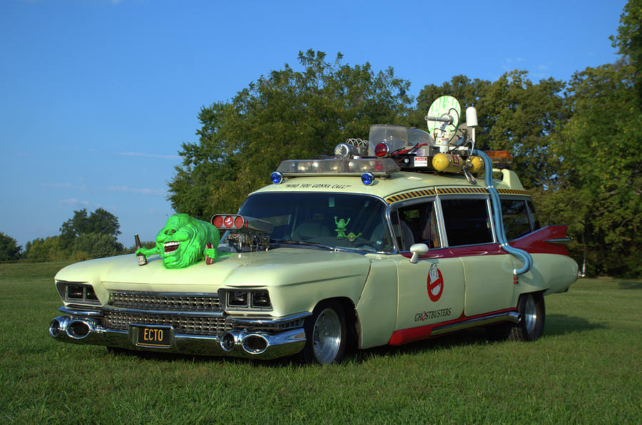 1959 Cadillac Ghostbusters Ambulance Replica Photograph by Tim McCullough