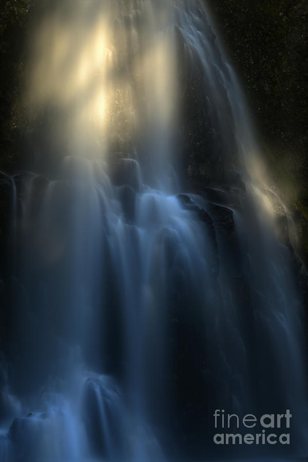 Ghostly Falls Photograph by Adam Jewell