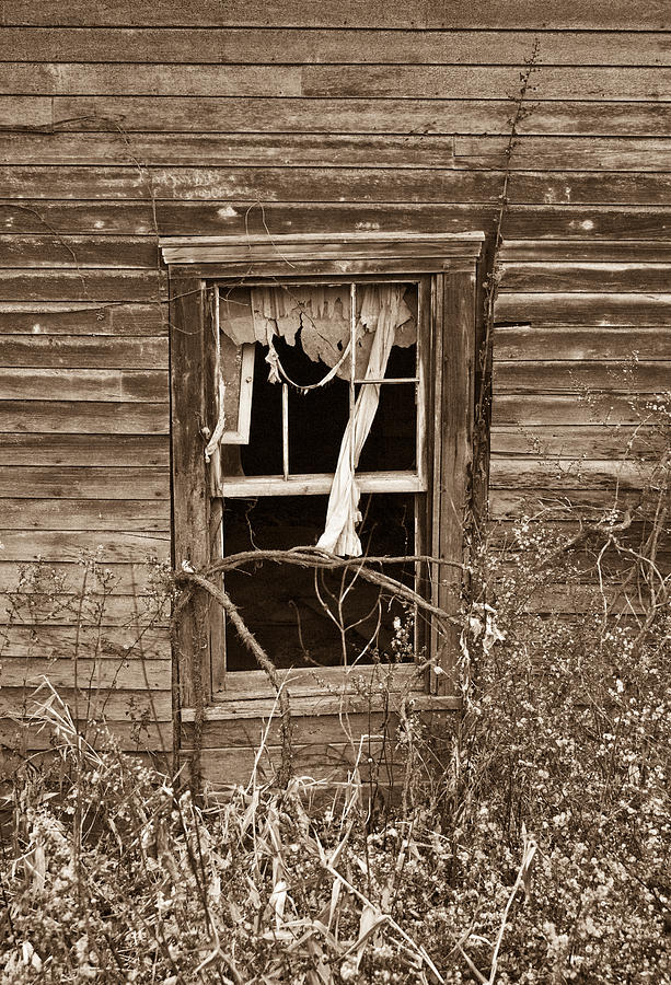 Ghostly Window Photograph by Douglas Barnett