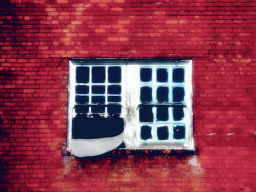 Ghostly Window Photograph by Frances Ann Hattier